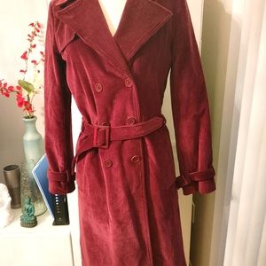 Women's Corduory Trench Coat